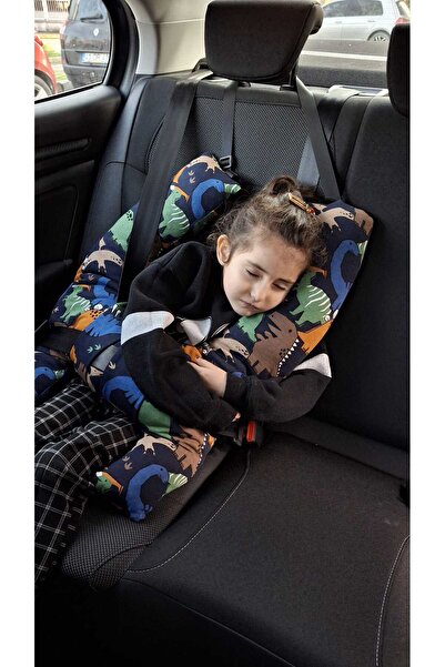 Coco Dilek Seyehat yastığı, oto koltuk yastığı, çocuk emniyet kemeri yastığı