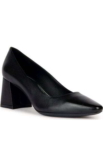 Geox Black High Heels Womens Shoes