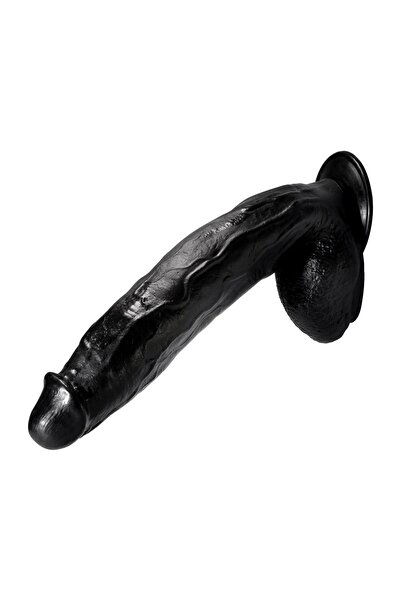Joytoy Ultra Uzun ve Kalın Dildo Penis 33cm Dev Zenci Penis Big Black Dildo Realistic Huge Dildo