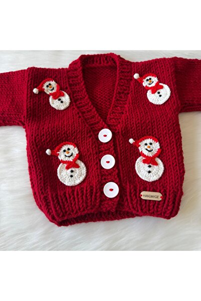 Home Bebek Hırkası>Alize>Kardanadamlı Hırka>Kışlık>Yün>El Örgüsü>Handmade>Beb...