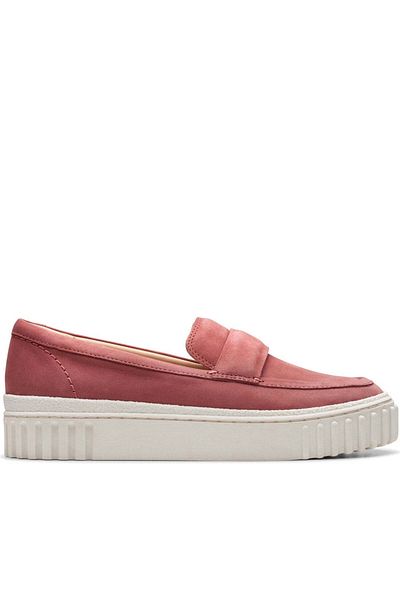 CLARKS Mocasini roz Pantofi dama