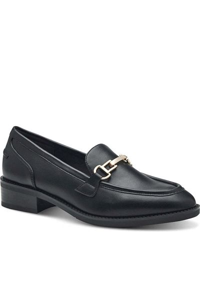 Tamaris Black Loafers Womens Shoes