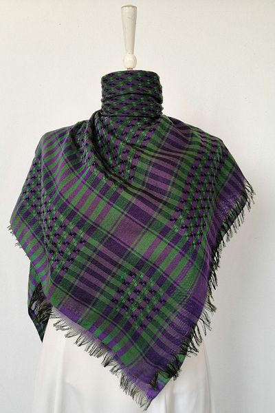 Kaftan Collection Cotton Puchsia, pouch, shawl with a loin