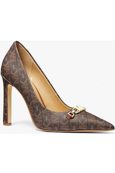 Michael Kors Brown High Heels Womens Shoes
