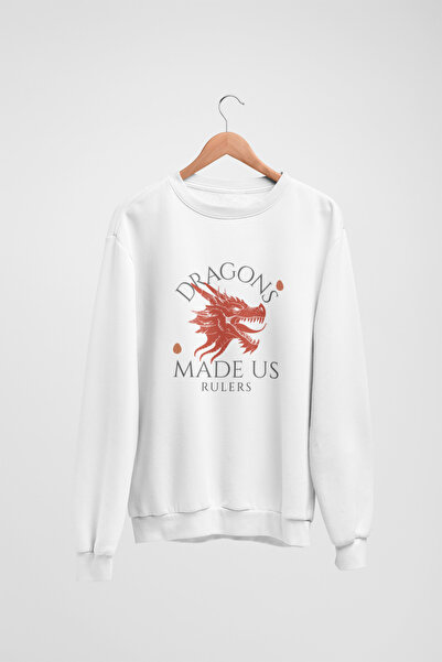 Butik Tricou unisex cu mânecă lungă DRAGONS Transfer cu imprimeu guler rotund...