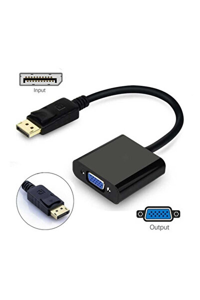 Plus Bilişim Display Port to VGA Dönüştürücü, Çevirici (DP to VGA) Plus Bilişim