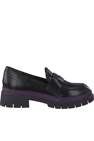 Tamaris Black Loafers Womens Shoes