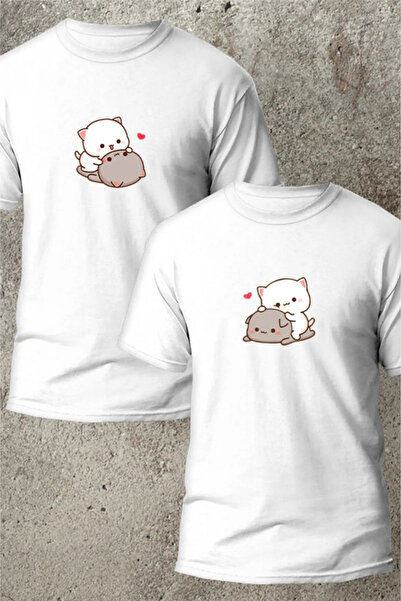 Wish BF Двойна тениска с щампа мочи за Свети Валентин, 100% полиестер