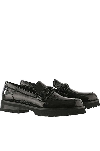 HÖGL Hogl Black Loafers Womens Shoes
