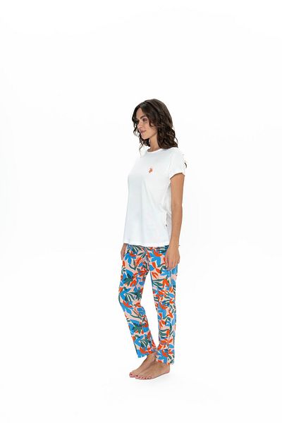 U.S. Polo Assn. Women'S, Licensed, Uspa, (Ecru), Cotton Pajama Suit