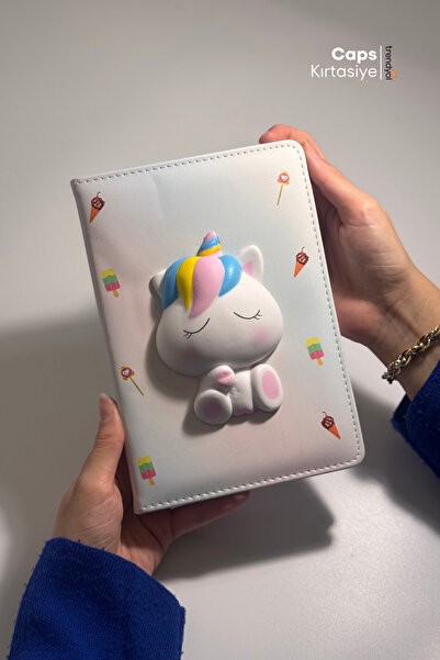 caps Caiet cu relief Squishy (Sukushi) – Caiet pufos și strălucitor Sukuşi Skuşi