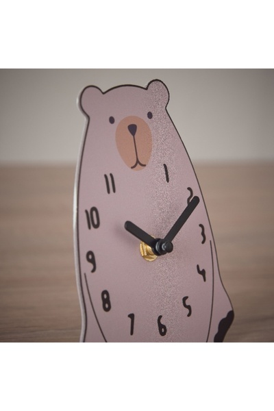 Home Box Playland Bear Table Clock - 14x15 cm