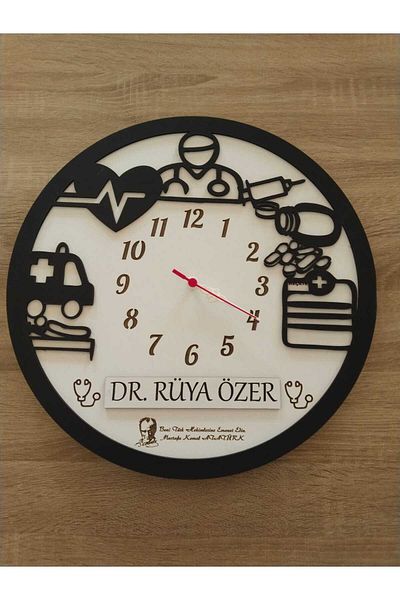 mrchediyesepeti Doctor Lara Special Name Written Quality and Stylish Gift Wall Clock