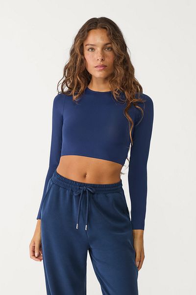 Stradivarius Crop top with long sleeves
