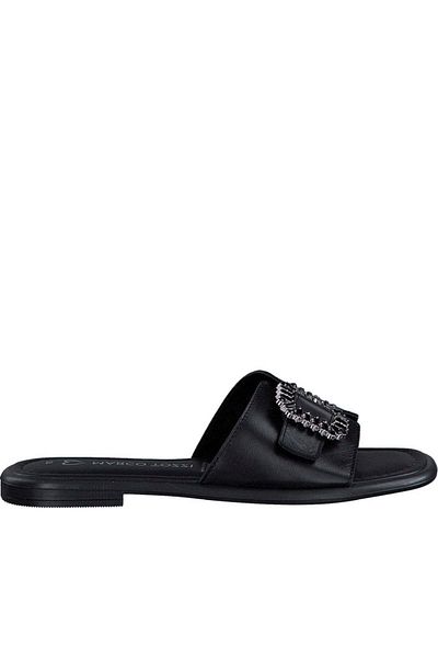 Marco Tozzi Black Slippers Womens Shoes
