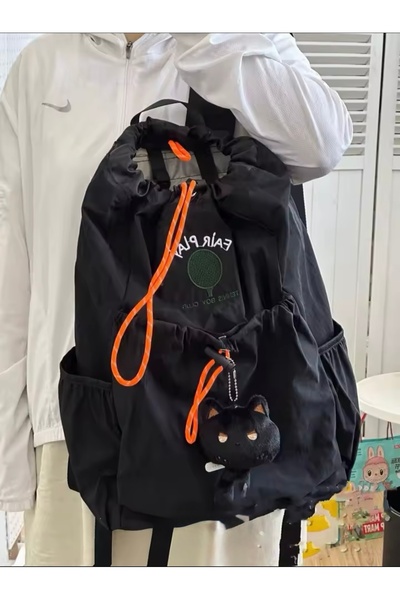 selvi wear with love حقيبة ظهر كاجوال ذات سعة كبيرة برباط - مستوردة - جودة عالية