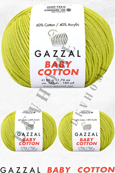 devhome حبل أميجورومي قطني للأطفال من Gazzal - 50GR 3 قطع حقيبة ألعاب محبوكة ...