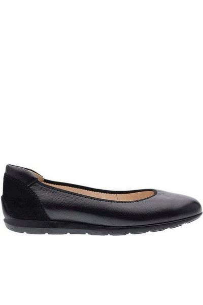 ARA Black Ballerinas Womens Shoes