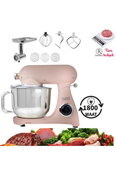 Karaca Kıyma Çekme -hamur Yoğurma 1800w Güç 6,2 Lt Döküm Gövde Mutfakşefi-one...