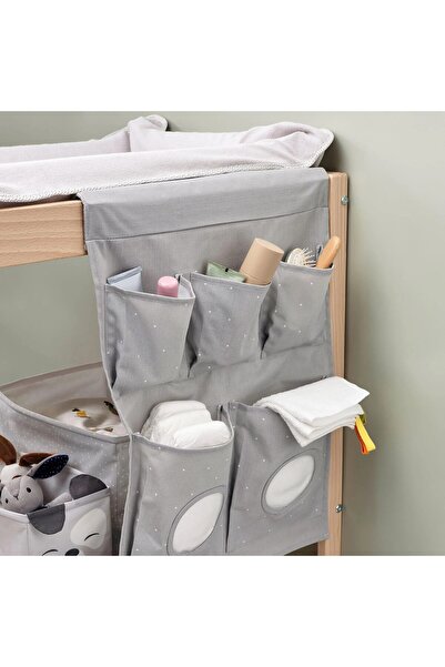 IKEA 5 Compartment Hanging Organizer 45X64 cm Ikea Organizing Light Gray Orga...