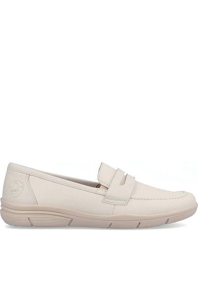 Rieker Mocasini bej Pantofi dama