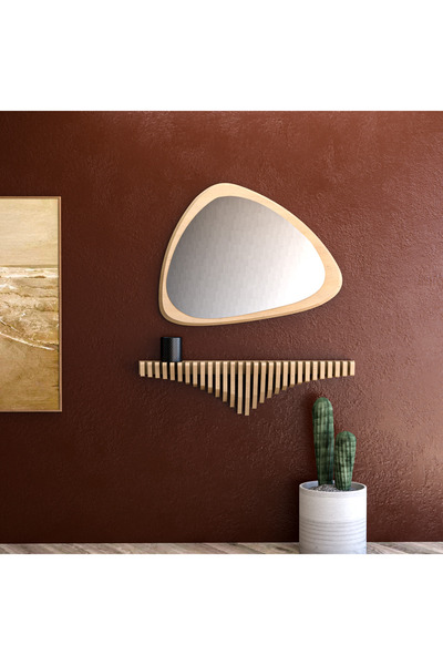 Barida Sanat Parametrik Modern Masif Ahşap Dresuar, Özel Tasarım, Masif Çam 1...