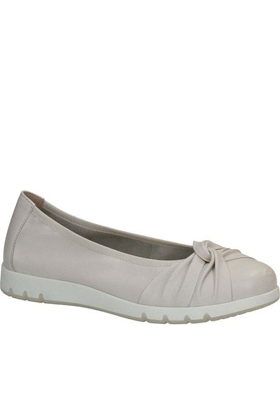 Caprice Pantofi de damă balerini albi
