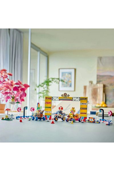 TOYFEST سوبر ماريو: لعبة سباق ماريو كارت بيبي بيك آند جراند بريكس 72036