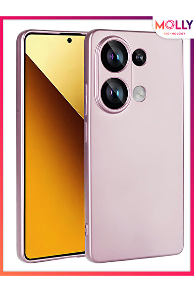 Molly Xiaomi Redmi Note 13 PRO 4G İçin Rose Guardian Mat Silikon Kılıf