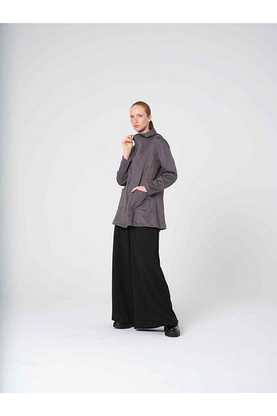 Monolou Zippered Nubuck Jacket