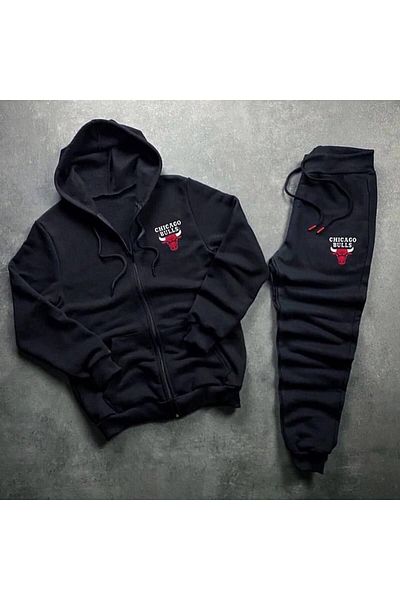 YOHO SPORT Zippered Sweatshirt + Tracksuit Winter 2-Piece Combination