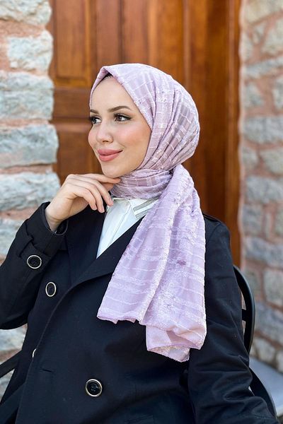Armine Şal tricotat Trend 3 - ATS3OR-10 - Liliac
