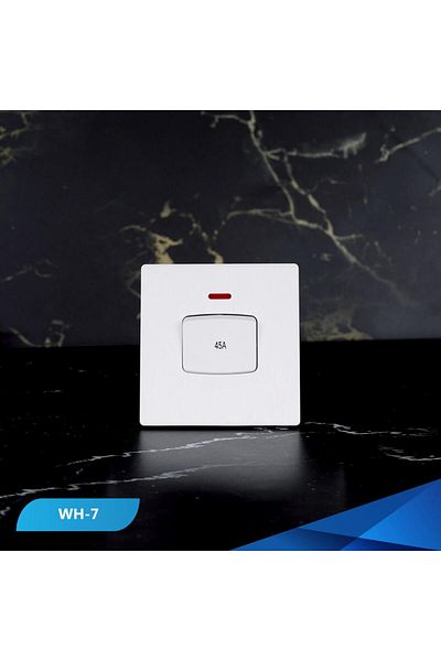Btm A/C switch 7x7 wooden white piano- 100 pieces