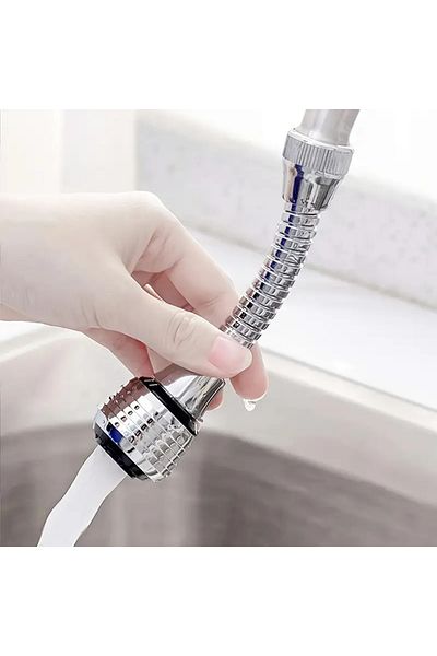 RED KİTCHEN Water Saving Faucet Head with 2 Modes Flexible and Hose