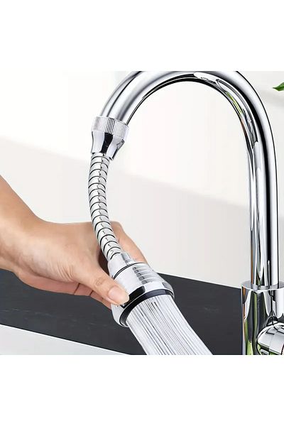 RED KİTCHEN Water Saving Faucet Head with 2 Modes Flexible and Hose