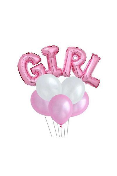 CANSIN Girl Baby Girl Pink Balloon Set