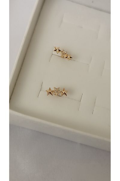 GÜRLER Steel Star Tragus Piercing Earrings