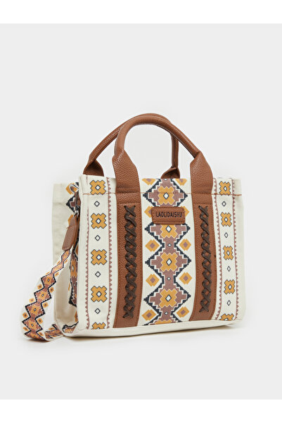 Styli Boho Print Handbag with Adjustable Strap