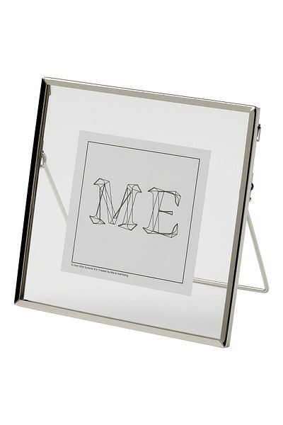 IKEA Metal Hanging Small Photo Frame 16X16 cm Ikea Pedestal Frame Photo Holder Silver Color