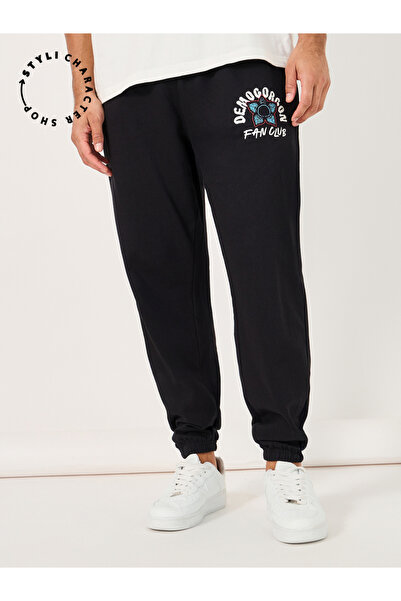 Styli Stranger Things Character Graphic Print Oversized Joggers