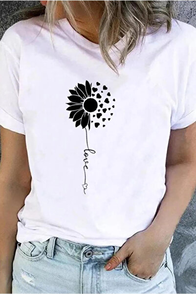 FECCY Cotton _Unisex Women Graphic Printed T-Shirt