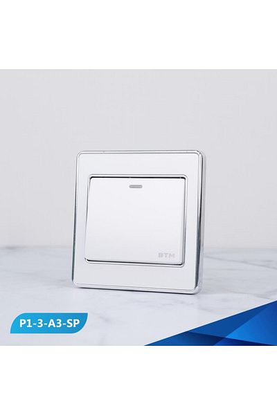 Btm مفتاح عجلة قيادة مفرد، 3 خطوط، ذهبي لؤلؤي + فضي صيني، BTM/A3-SP- 100 قطعة