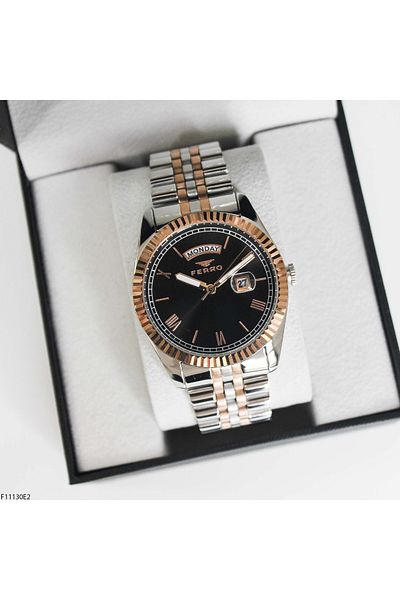 FERRO F11130E2-1 Men's Watch with Steel Band