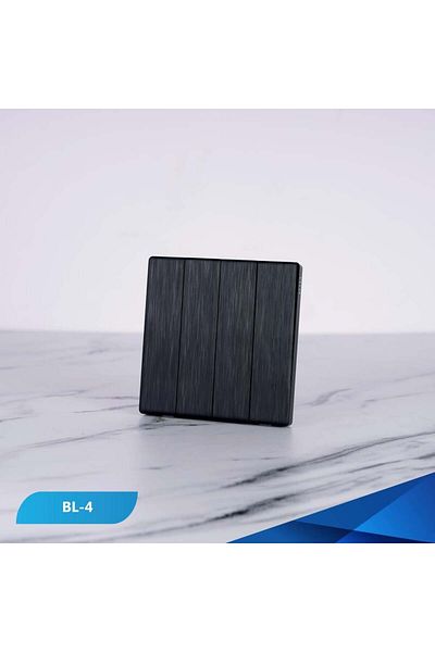 Btm Black Wooden Piano Quad switch- 10 pieces