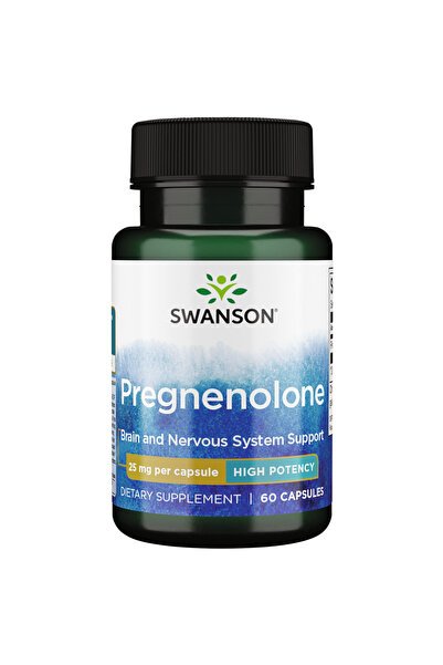 SWANSON Pregnenolone 25 mg 60 Capsules