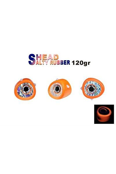 Fujin Salty Rubber Head 120gr Kafa 05 Orange 3d Eye 10 Orange Glow 3d Eye