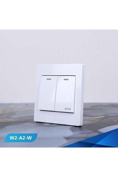 Btm مفتاح أبيض - 100 قطعة