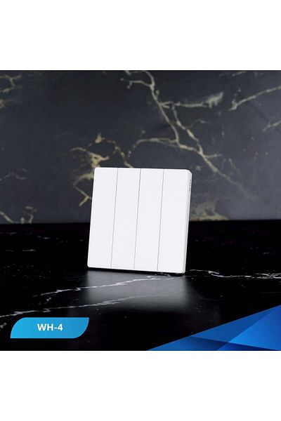 Btm Wooden white piano quartet switch