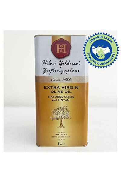Hilmi Yıldırım Zeytinyağları Hilmi Yıldırım Yeni Sezon Yemeklik Organik Natür...