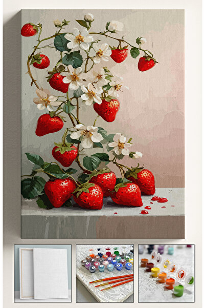 Sulepas Sayılarla Boyama Çerçeveli Hobi Seti Numaralı Tuval Fırça Boya Dahil ...